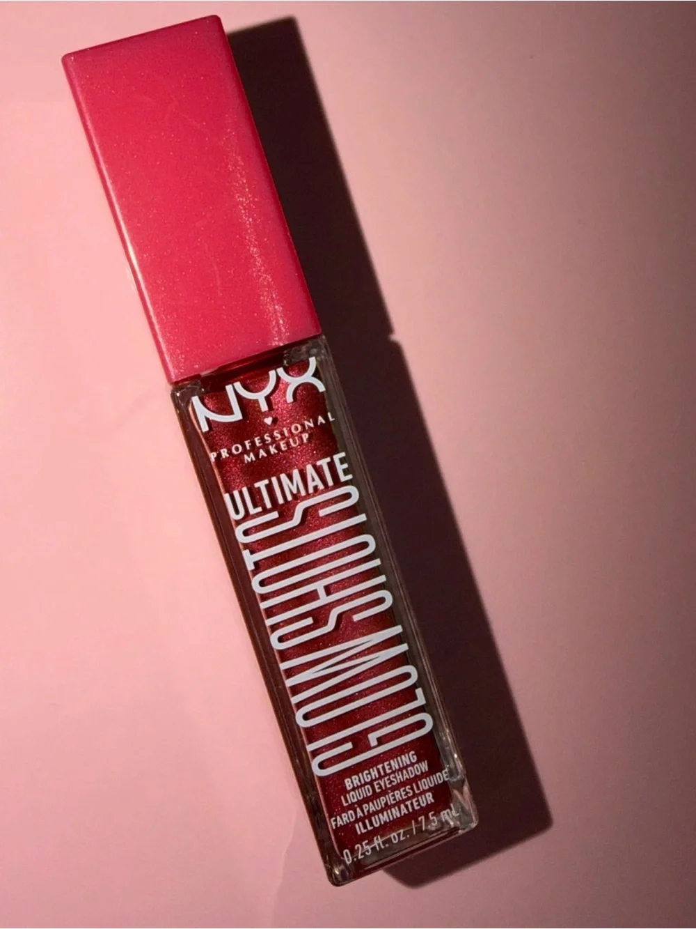 NYX Ultimate Glow Shots Liquid Eyeshadow - raspberry rave